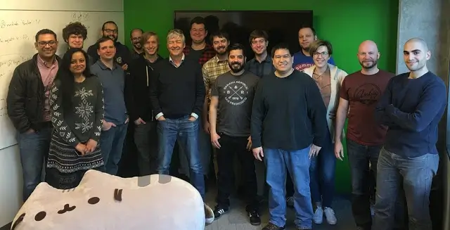 A photograph of the TypeScript team